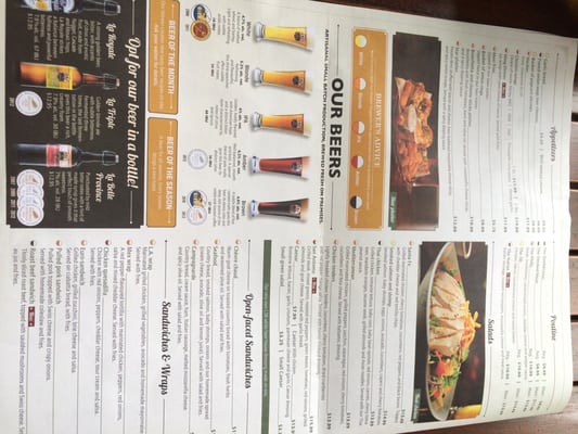 Menu photo 6 3 Brasseurs Ottawa, ON Menu photo 6 3 Brasseurs Ottawa, ON