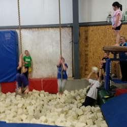 Gymsport Gymnastics - Fun at birthday party! !