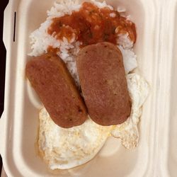 Port Pantry - Hawaiian Breakfast (2 eggs, calrose rice & spam).