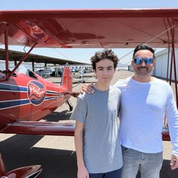 San Diego Sky Tours - Me and my son with the airplane