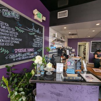 Cozy Crepes Cafe - Coffee bar side of cafe with menu - Creperies Near Me - Long Beach, California Cozy Crepes Cafe - Coffee bar side of cafe with menu - Creperies Near Me - Long Beach, California