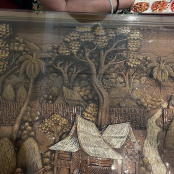 Jasmine Thai - Beautiful carved tables - Thai Near Me - Brandon, Florida Jasmine Thai - Beautiful carved tables - Thai Near Me - Brandon, Florida