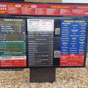Cookout - Menu - American Near Me - Tampa, Florida