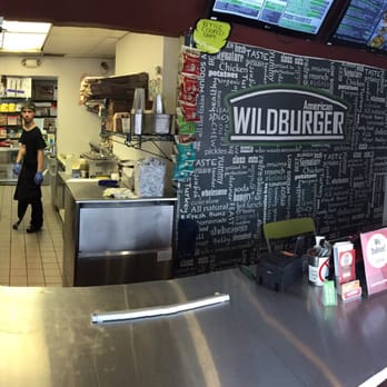 American Wildburger - Panoramic inside with the order/serving area & kitchen in the back - Burgers Near Me - Des Plaines, Illinois American Wildburger - Panoramic inside with the order/serving area & kitchen in the back - Burgers Near Me - Des Plaines, Illinois