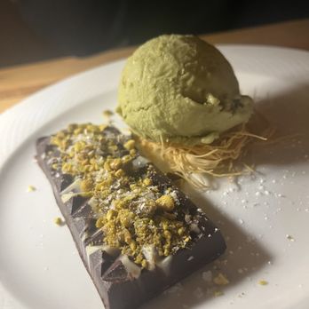 De Novo European Pub - DUBAI CHOCOLATE w/pistachio gelato ($18) - Pubs Near Me - Edgewater, New Jersey De Novo European Pub - DUBAI CHOCOLATE w/pistachio gelato ($18) - Pubs Near Me - Edgewater, New Jersey