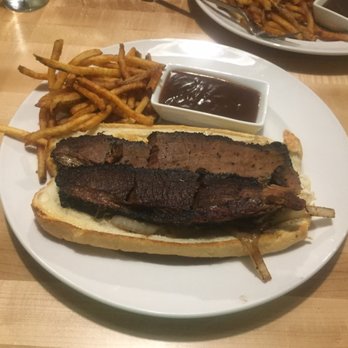 Ray's - BBQ, Brews & Blues - BBQ Brisket hoagie with jalapeño bacon!!! - Barbeque Near Me - Grayling, Michigan Ray's - BBQ, Brews & Blues - BBQ Brisket hoagie with jalapeño bacon!!! - Barbeque Near Me - Grayling, Michigan