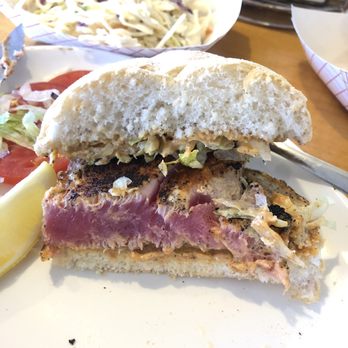 Chowder Ted's - seared tuna sandwich - Seafood Near Me - Jacksonville, Florida