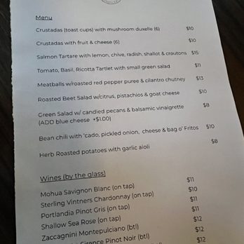 1919 - Menu - Cocktail Bars Near Me - Portland, Oregon