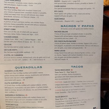 Rio Chico - Menu!! - Mexican Near Me - Charleston, South Carolina