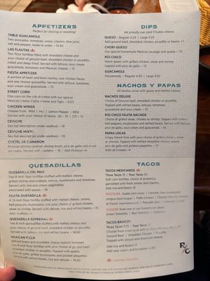 Menu photo 1 Rio Chico Charleston, SC