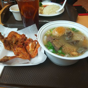 Wu Fung Dessert - Marinated Egg and Beef Tripe Noodle Soup($6.75) Ice Lemon Tea ($1.00 when added onto noodles) 3pcs Chicken Wings ($6.00) - Chinese Near Me - Richmond, British Columbia Wu Fung Dessert - Marinated Egg and Beef Tripe Noodle Soup($6.75) Ice Lemon Tea ($1.00 when added onto noodles) 3pcs Chicken Wings ($6.00) - Chinese Near Me - Richmond, British Columbia