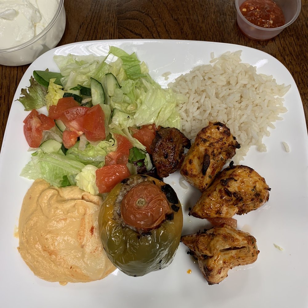 Troy Grille - Chicken kebab with veggies! - Mediterranean Near Me - Kent, Ohio Troy Grille - Chicken kebab with veggies! - Mediterranean Near Me - Kent, Ohio