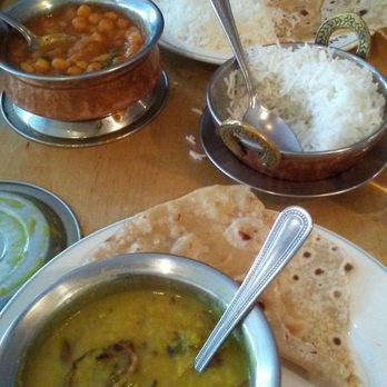 Sagar - Fried dal, chana masala. Fried dal was too salty but the other dish was very good. - Indian Near Me - London, LND