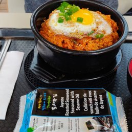 Kimchi fried rice. Delicious!