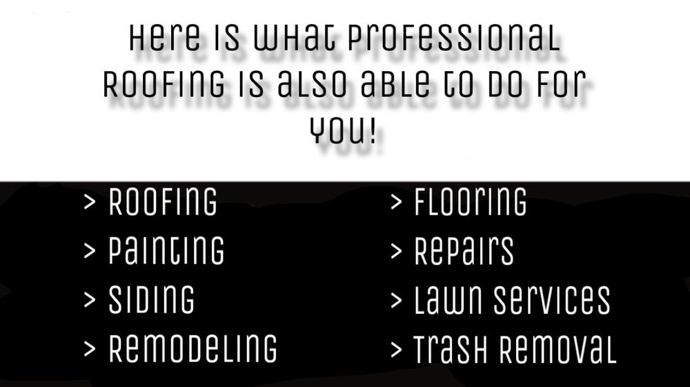 Slide of Professional Roofing