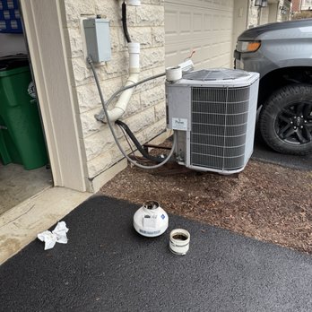 DuPage Radon Contractors - Disassembled Radon Fan Install - Environmental Abatement Near Me - Warrenville, Illinois
