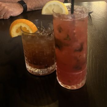 Ristorante Carmelo - Old fashion  Strawberry basil vodka drink - Italian Near Me - Orange Beach, Alabama