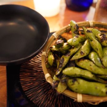 Salt + Charcoal - Charcoal Grilled Edamame - Japanese Near Me - Brooklyn, New York