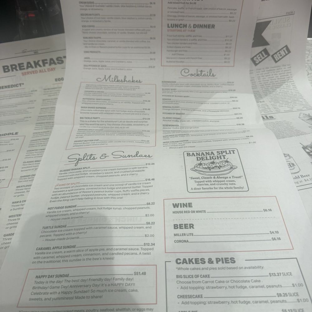 Sunliner Diner - Menu - Diners Near Me - Orange Beach, Alabama Sunliner Diner - Menu - Diners Near Me - Orange Beach, Alabama