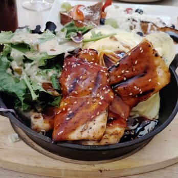 Genki Kitchen - Teriyaki skillet breakfast type thing - Japanese Near Me - Sacramento, California