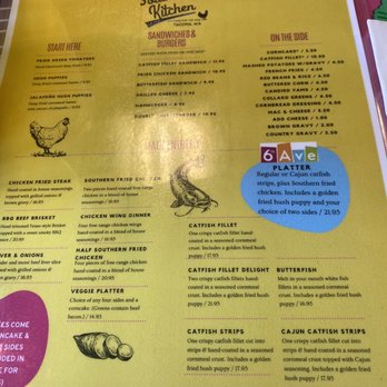 Southern Kitchen - Menu - Southern Near Me - Tacoma, Washington
