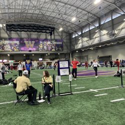 Dempsey Indoor - Designated athletes warm-up area.