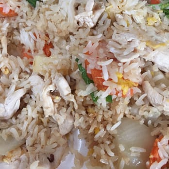 Beau Thai - Chicken Fried Rice...did they forget soy sauce? - Thai Near Me - Evergreen, Colorado