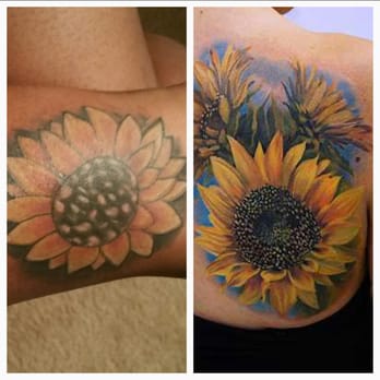 Late Nite Tattoos - Nice flower! But detail is basic! Touching the middle with detail in a month! - Tattoo Near Me - spring, Texas Late Nite Tattoos - Nice flower! But detail is basic! Touching the middle with detail in a month! - Tattoo Near Me - spring, Texas
