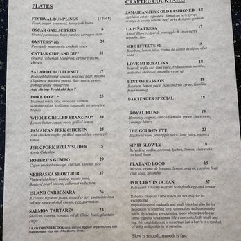 Robert’s Tropical Table - Menu - Tapas Bars Near Me - Calistoga, California Robert’s Tropical Table - Menu - Tapas Bars Near Me - Calistoga, California