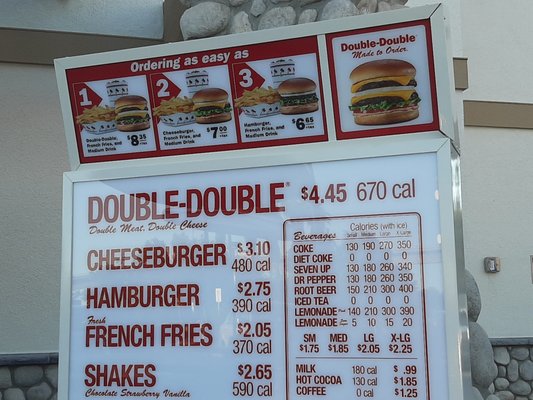 Menu photo 5 In-N-Out Burger Glendale, CA Menu photo 5 In-N-Out Burger Glendale, CA