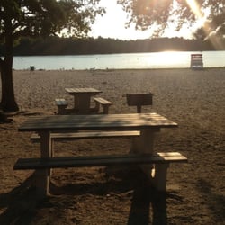 Bass River State Forest - Awesome picnic tables and grill right on the lake. Great for family get-togethers. Pines offer shade during the day.