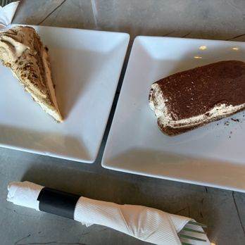 Vavela Cafe - Sweet potato pie and tiramisu slice - Desserts Near Me - Charlotte, North Carolina