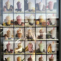 Da Fresh French Coffee & Island Style Smoothie - The menu of some smoothies