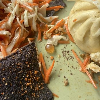 Satu'li Canteen - Cheeseburger Steamed Pods - Bao Buns - New American Near Me - Lake Buena Vista, Florida Satu'li Canteen - Cheeseburger Steamed Pods - Bao Buns - New American Near Me - Lake Buena Vista, Florida