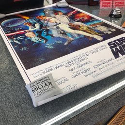 Getting a poster framed for ma hubs Getting a poster framed for ma hubs