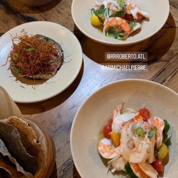 Oaxaca - Shrimp ceviche, Hamachi Tostada - Mexican Near Me - Atlanta, Georgia Oaxaca - Shrimp ceviche, Hamachi Tostada - Mexican Near Me - Atlanta, Georgia