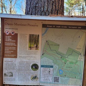 Owen-Mortimer - Kiosk - Hiking Near Me - Simsbury, Connecticut