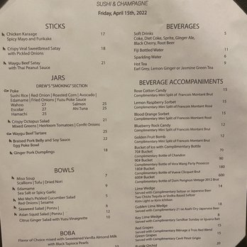 SHIMA Sushi & Champagne - Menu - Sushi Bars Near Me - Islamorada, Florida SHIMA Sushi & Champagne - Menu - Sushi Bars Near Me - Islamorada, Florida