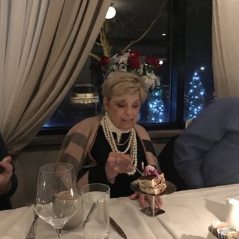 Luca West - Mom eating her birthday tiramisu. - Italian Near Me - Westlake, Ohio