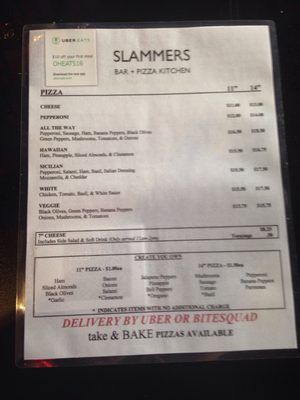 Menu photo 2 Slammers Columbus, OH