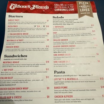 Carbone's Pizzeria - Pizza Near Me - St. Paul, Minnesota