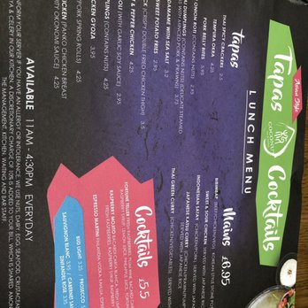 Coconut Bar & Kitchen - Lunchtime menu - Asian Fusion Near Me - Reading, RDG