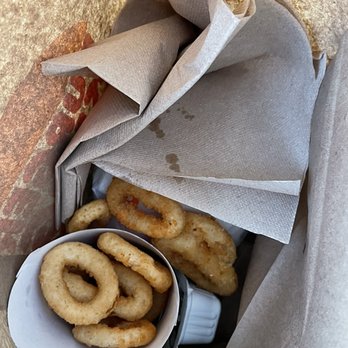 Burger King - The food I ordered in the bag: onion rings were everywhere - Burgers Near Me - Petoskey, Michigan Burger King - The food I ordered in the bag: onion rings were everywhere - Burgers Near Me - Petoskey, Michigan