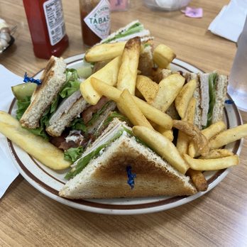 Lorene's Downtown - Club sandwich and fries - Diners Near Me - Bakersfield, California