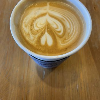 Van Dyke Coffee Roasters - Toffee nut latte with foam artwork - Coffee & Tea Near Me - Buena Park, California Van Dyke Coffee Roasters - Toffee nut latte with foam artwork - Coffee & Tea Near Me - Buena Park, California
