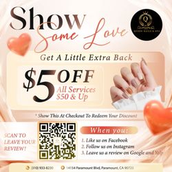 Queen Nails & Spa - SPREAD THE LOVE & SAVE AT QUEEN NAILS & SPA!
We truly appreciate every like, follow, and kind word from our amazing clients.
