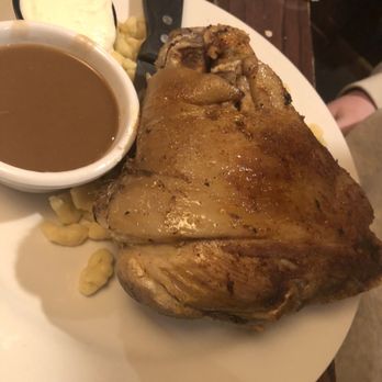 The Bavarian Lodge - Pork shank meat was tasty but disappointed. We asked for crispy: fat not rendered or crispy. - German Near Me - Lisle, Illinois The Bavarian Lodge - Pork shank meat was tasty but disappointed. We asked for crispy: fat not rendered or crispy. - German Near Me - Lisle, Illinois