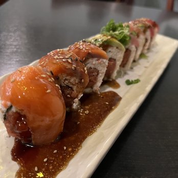Sushi Planet - a plate of sushi with sauce and vegetables - Japanese Near Me - Camarillo, California Sushi Planet - a plate of sushi with sauce and vegetables - Japanese Near Me - Camarillo, California