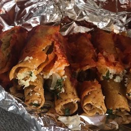 Taquitos.  Attempted to reheat in the toaster oven became mushy and all fell apart.