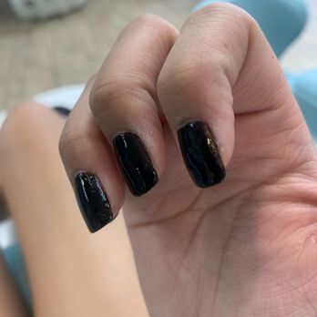 Duke's Nails & Spa - Nail polish was not coated properly, bubbles formed and nails were not evenly cut. - Nail Salons Near Me - Los Angeles, California